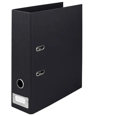 Produktbild von RÖSSLER Ordner mit Hebelmechanik schwarz 80mm