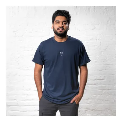 Produktbild von STIER T-Shirt embro essential organic Baumwolle S navy