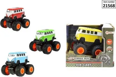 Produktbild von Jonotoys Druckguss-Cross-Van 4x4 mit Friktionsantrieb