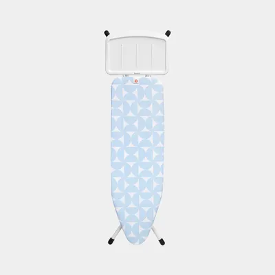 Obrázek produktu pro Žehlicí deska Brabantia B 1005619, 124x38 cm, 7 poloh pro nastavení, držák na parní generátor, světle modrá