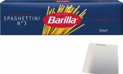 Produktbild von Barilla Spaghettini No3 (500g Packung) + usy Block