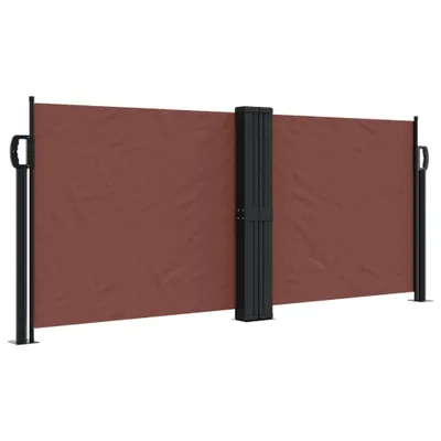 Obrázok produktu pre vidaXL Bočná výsuvná markíza hnedá 100x600 cm