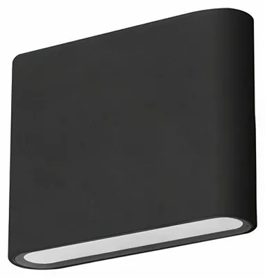 Image de Appareil d'éclairage extérieur LED C4 Slim - 5 W, lumière blanc chaud, 268 lm, indice de protection IP54, couleur noire