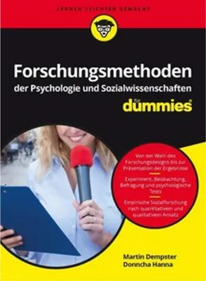 Zdjęcie produktu dla Forschungsmethoden der Psychologie und Sozialwissenschaften für Dummies