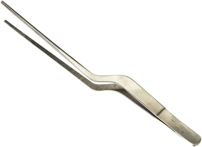Imagen del producto de F. DICK Pinzas de 20 cm, pinzas de cocina de acero inoxidable con punta inclinada y superficie rugosa