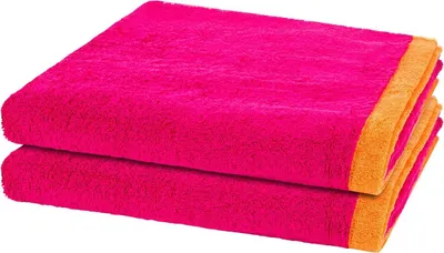 Produktbild von Cawö Lifestyle Splash 2 X Duschtuch im Set Extraflauschig und saugstark, Modernes Doubleface-Design, Pflegeleicht und formstabil