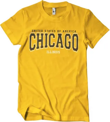 Produktbild von Chicago - Illinois T-Shirt - Medium - Gold