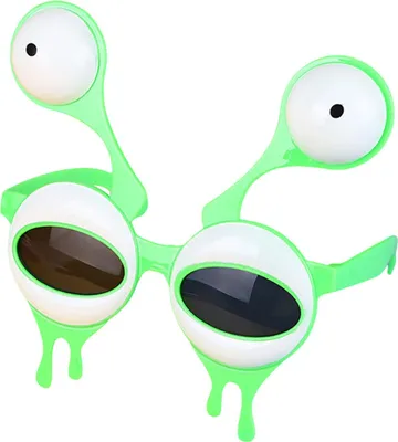 Produktbild von Neuartige Alien-Brille mit großen Augen, Alien-Sonnenbrille, Halloween-Kostümzubehör für Karneval, Festivals, Cosplay, Partyzubehör