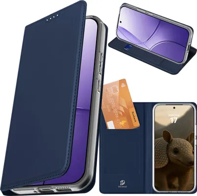 Produktbild von Handyhülle mit Klappe für Xiaomi 17, Dux Ducis Skin Pro, Dunkelblau