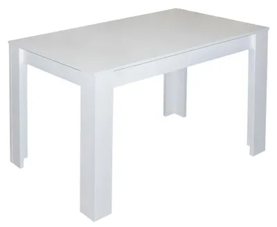 Produktbild von Küchentisch 110x60 Weiß Esstisch  modern platzsparend