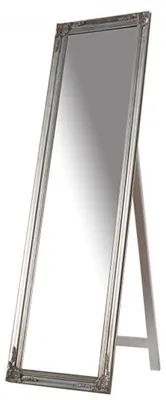 Zdjęcie produktu dla Luksusowe lustro stojące Casa Padrino 160 cm - designerskie lustro - srebrne