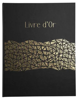 Immagine prodotto di Libro degli ospiti Exacompta Aramy 27x22 cm, 100 pagine, bordi dorati, nero