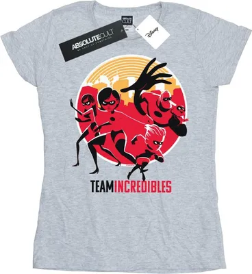 Produktbild von Disney - "Incredibles 2 Team Incredibles" T-Shirt für Damen BI35977 (XL) (Grau)
