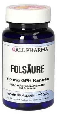 Produktbild von Folsäure 2,5 mg Gph Kapseln 90 St