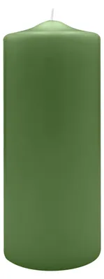 Produktbild von Spitzkopf Stumpen Kerzen Grün 25 x Ø 9 cm, 6 Stück