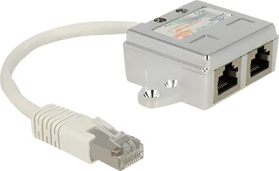 Immagine prodotto di DELOCK Adattatore RJ45 -> 2x RJ45 St/Bu 0,15m
