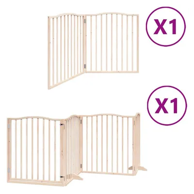 Immagine prodotto di Cancello per Cani Pieghevole 6 Pannelli 480 cm Legno di Pioppo