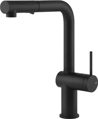 Immagine prodotto di Miscelatore monocomando Gessi Inedito 60435 299 25,7 cm Nero opaco