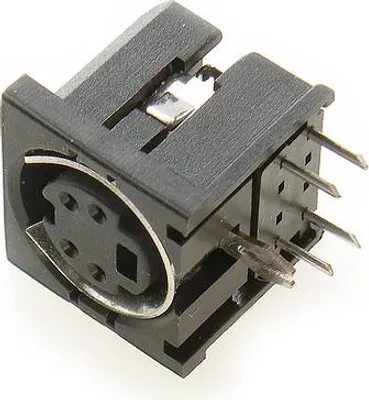 Immagine prodotto di Prese Mini-Din A 4 Pin Ad Angolo Per Stampanti