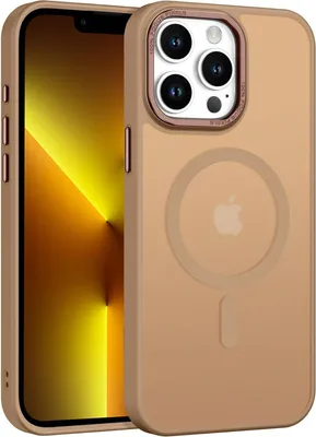 Zdjęcie produktu dla Etui na telefon komórkowy iPhone 13 Pro Etui MagSafe kompatybilne z metalową ramką aparatu Magnet Case Ochrona krawędzi TPU