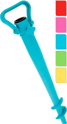 Image de Piquet Parasol Plastique Fixation Parasol Plage - Générique