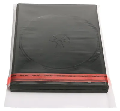 Produktbild von Schutzhüllen für DVD Hüllen Box aus Folie mit Klappe und Adhäsionsverschluss 152x198 mm 10000 Stück