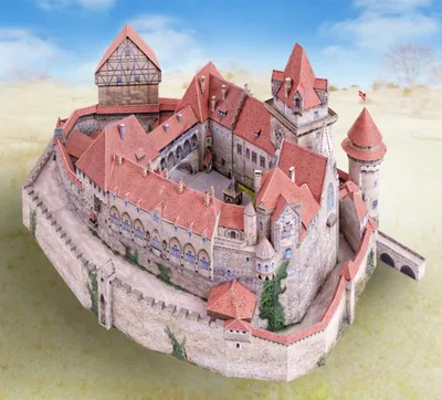 Image de Arc de Schreiber Château de Kreuzenstein, 1:250