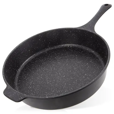 Immagine prodotto di Padella in pietra ollare, modello GRANDE, diametro 28 cm, capacità 3 litri