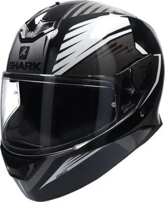 Produktbild von SHARK SKWAL 2.2 HALLDER Integralhelm S in grau/schwarz/weiß