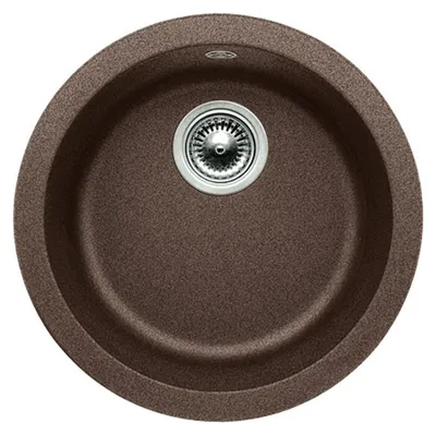 Produktbild von BLANCO RONDO, 1 Becken, 380 x 380 mm, 16,5 cm, 450 mm, 450 mm, 165 mm