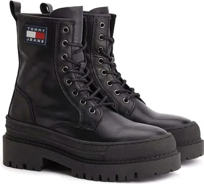 Produktbild von Tommy Jeans Herren Stiefeletten EM0EM01249 BDS Farbe: Schwarz Größe: 44
