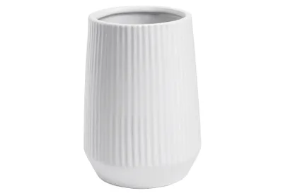 Produktbild von SANDRA RICH Keramikvase Pure 30cm weiß