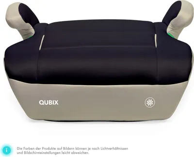Produktbild von Daliya® QUBIX Kindersitzerhöhung i-Size Autokindersitz 125–150 cm mit Gurtführung, weicher Polsterung & abnehmbarem Bezug, Sitzerhöhung, Kindersitz