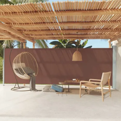 Immagine prodotto di Maison Exclusive - Tenda da sole laterale estensibile 180x600 cm, marrone