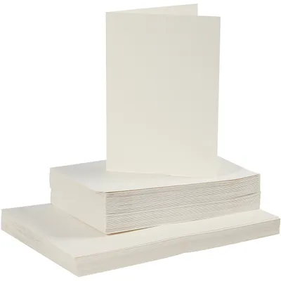 Produktbild von Creativ Company 23109, Weiß, Einfarbig, A6 (105 x 148 mm), weich, 105 mm, 150 mm