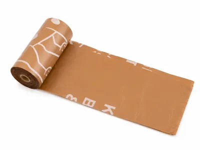 Produktbild von Kompostierbare Hundekotbeutel aus Maisstärke 23x33 cm 15 µm Braun – 240 Stück Pack – RyanPack, KI-generiertes Bild