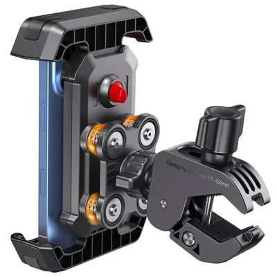 Produktbild von Handy-Halterung Fahrrad, Anti-Vibration, 360° Drehbar, Handyhalterung Motorrad
