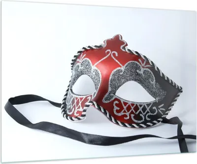Produktbild von Bilder auf glas - Venedig Karneval Maske - 100x70cm - Glasbilder - Wandbilder - Kunstdruck - zum Aufhängen bereit - Wanddekoration aus Glas - Glas Bilder - Wandbild auf Glas - GAA100x70-2380