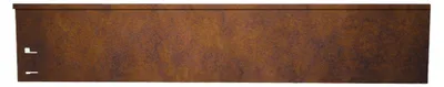 Image de Bordure de Jardin Acier corten, 113 cm de long, 13,5 - 18,5 cm de hauteur, bordure de jardin - Pièce de fermeture, Large: 13.5 cm