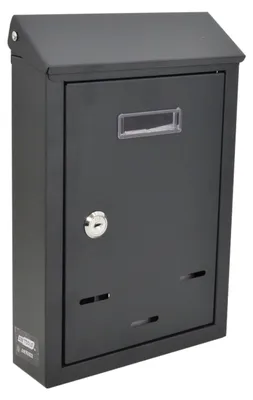 Immagine prodotto di Cassetta postale in acciaio, antracite, 300x200x65 mm