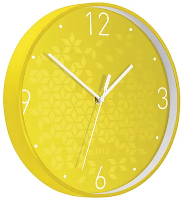 Immagine prodotto di LEITZ 9015-00-16 Orologio da parete LEITZ WOW, movimento al quarzo, giallo
