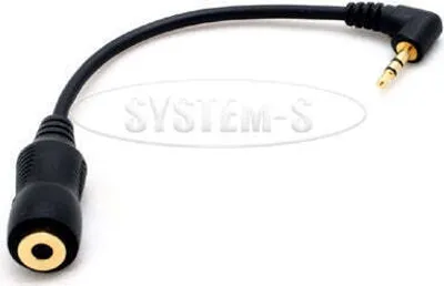 Immagine prodotto di Cavo audio SYSTEM-S da jack 2,5 a 3,5