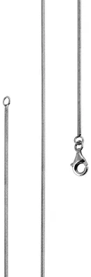 Obrázek produktu pro Stříbrný řetěz "Lijoh Schlangenkette" ze stříbra 925, dámský, šířka 1 mm, délka 45 cm, model LJ1021-045