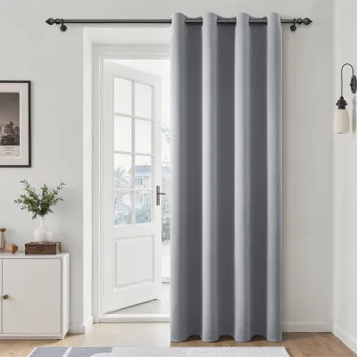 Image de Rideaux occultants modernes - Gris clair - 140 x 210 cm