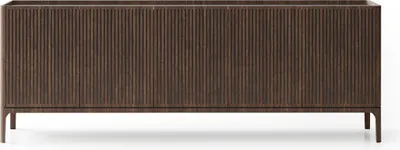Produktbild von Elegante braune Holzkonsole modern, vielseitig, langlebig