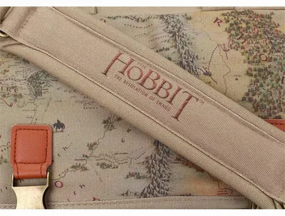 Productafbeelding van Schoudertas met het kaartbeeld van de Hobbit