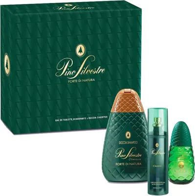 Produktbild von Pino Silvestre  classic Eau De Toilette Spray  75 Ml, Deodorant Spray 125 Ml,Dusch Shampoo 400 Ml