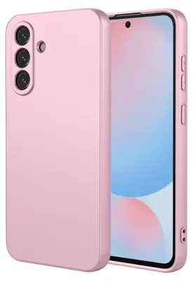 Produktbild von MobyDefend Hülle für Samsung Galaxy A56 - Matte Silikon Schutzhülle - Rosa