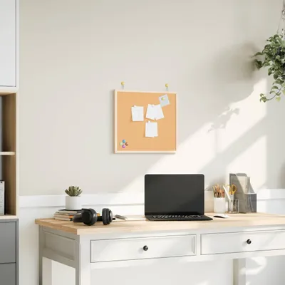 Produktbild von Möbel Korktafel mit massivem Kiefernholzrahmen 40x40 cm - Pinnwände &21870