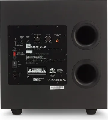 Produktbild von JBL Stage A100P - 300 Watt Aktiv Subwoofer - Schwarz - NEU